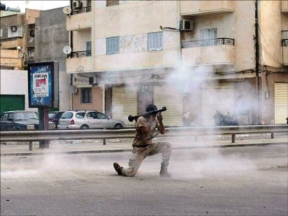 معارك عنيفة شهدتها بنغازي يوم أمس