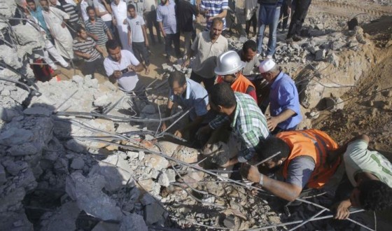 بدء انتشال جثامين الشهداء في قطاع غزة