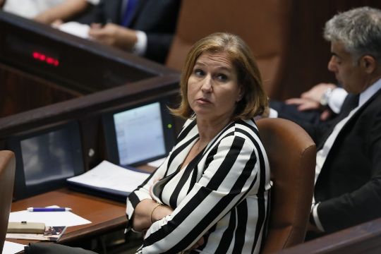 ليفني تلغي زيارتها إلى بلجيكا خوفاً من التوقيف