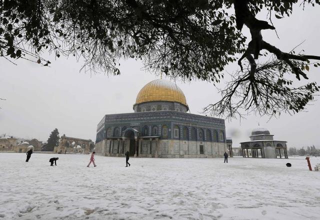 طقس فلسطين: برد شديد وأمطار متفرقة