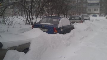 عاصفة ثلجية تضرب موسكو