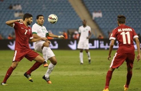 السعودية تتعادل مع قطر بهدف واحد