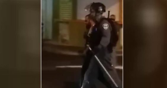 مواجهات بين شبان فلسطينيين والاحتلال في يافا