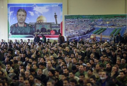تشييع الشهيد العميد محمد علي دادي في طهران 