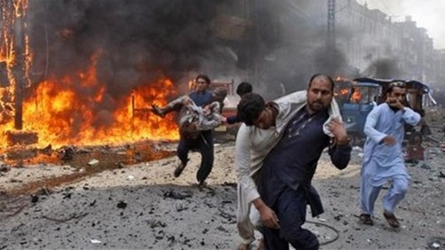 5 قتلى بانفجار في باكستان