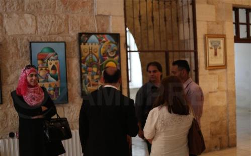 افتتاح معرض ربيع القدس في البيرة