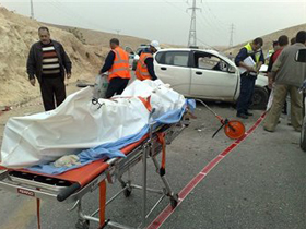 وفاة مواطن وإصابة 4 آخرين بانقلاب مركبة جنوبي الخليل