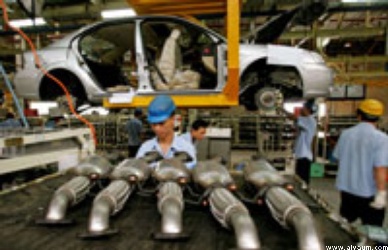 الصين تتصدر صناعة السيارات 
