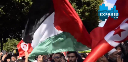 مسيرة في تونس دعما لانتفاضة القدس