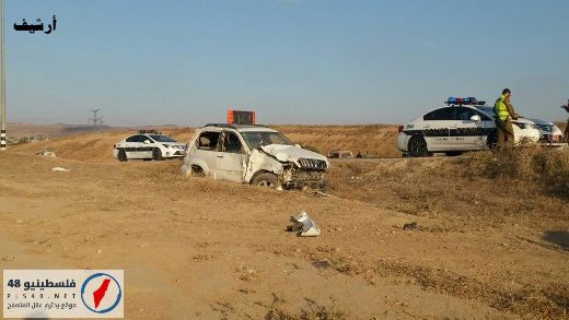 5 إصابات في حادث سير في النقب