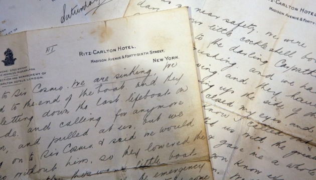 أخر رسالة إحد ركاب تايتانك تباع بـ 200 ألف دولار