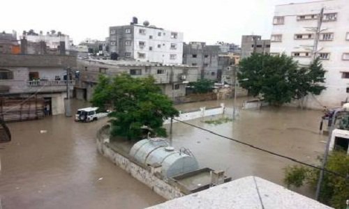 بلدية غزة تبدأ بتجهيز بركة بديلة للشيخ رضوان لإستيعاب كميات الأمطار الجديدة