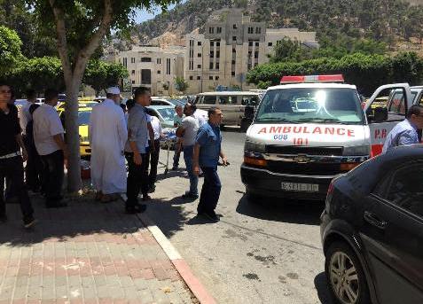 5 إصابات بحادث سير في نابلس