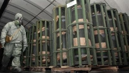 سوريا سلمت مخزونها من السلاح الكيميائي 