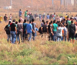 إصابات بالرصاص خلال مواجهات مع الاحتلال شرق البريج