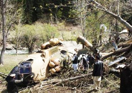 مقتل 12 شخصا جراء تحطم مروحية عسكرية للجيش الباكستاني