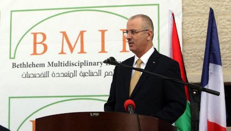 الحمد الله يدشن المرحلة الأولى لمنطقة بيت لحم الصناعية