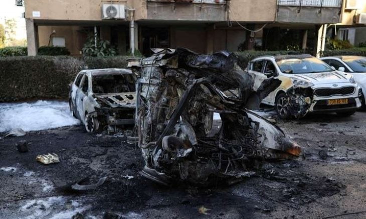 قصف تل أبيب